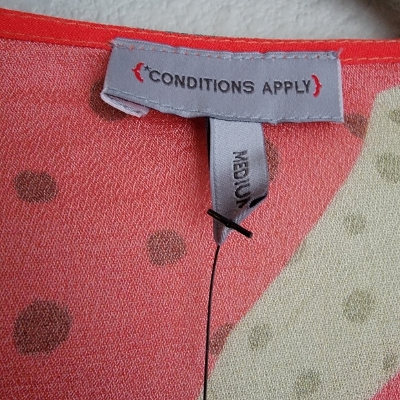 Conditions Apply Sleek Wrap Blouse size M NWT - Picture 6 of 9